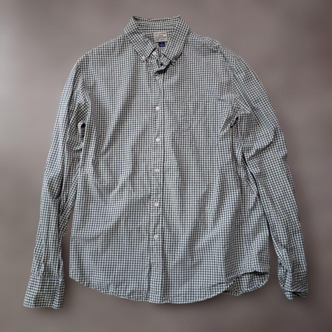 JCREW ghimgum check shirts L