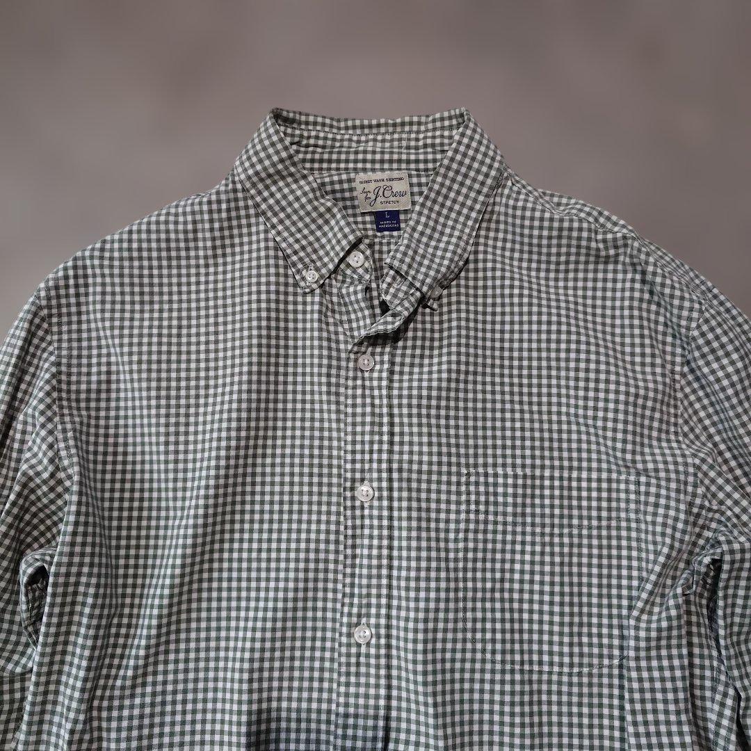 JCREW ghimgum check shirts L