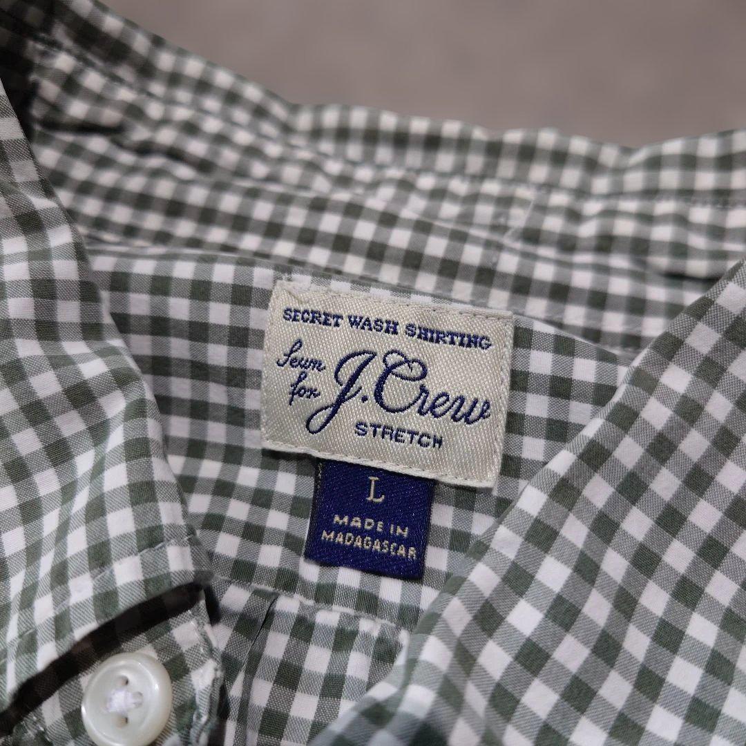 JCREW ghimgum check shirts L