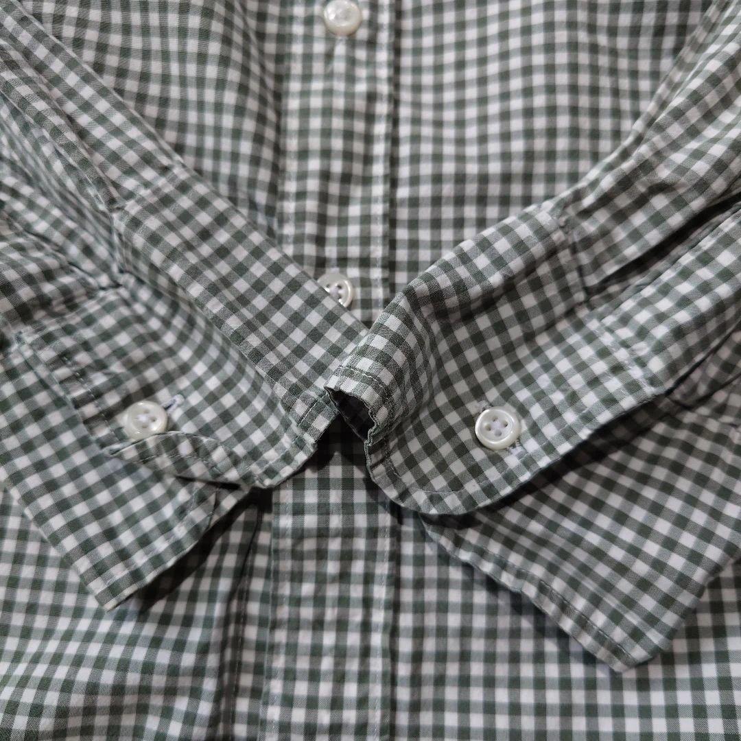 JCREW BD ghungum check shirts green L