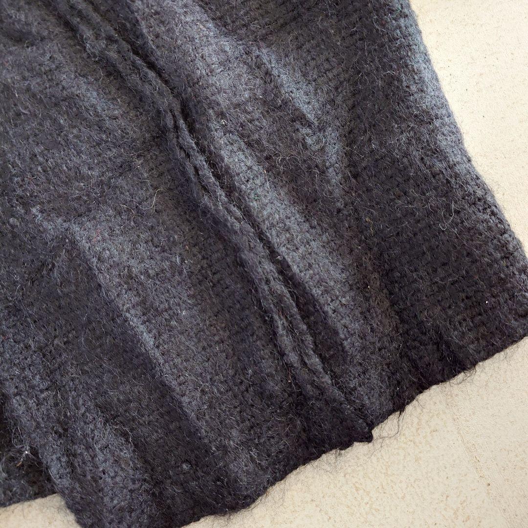 Used Shaggy Mohair Knit Coat 古着　ヘビーシャギーモヘア　カーディガン　　キモノスリーブ　ニットコート　XL