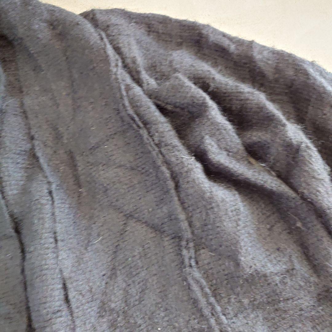 Used Shaggy Mohair Knit Coat 古着　ヘビーシャギーモヘア　カーディガン　　キモノスリーブ　ニットコート　XL