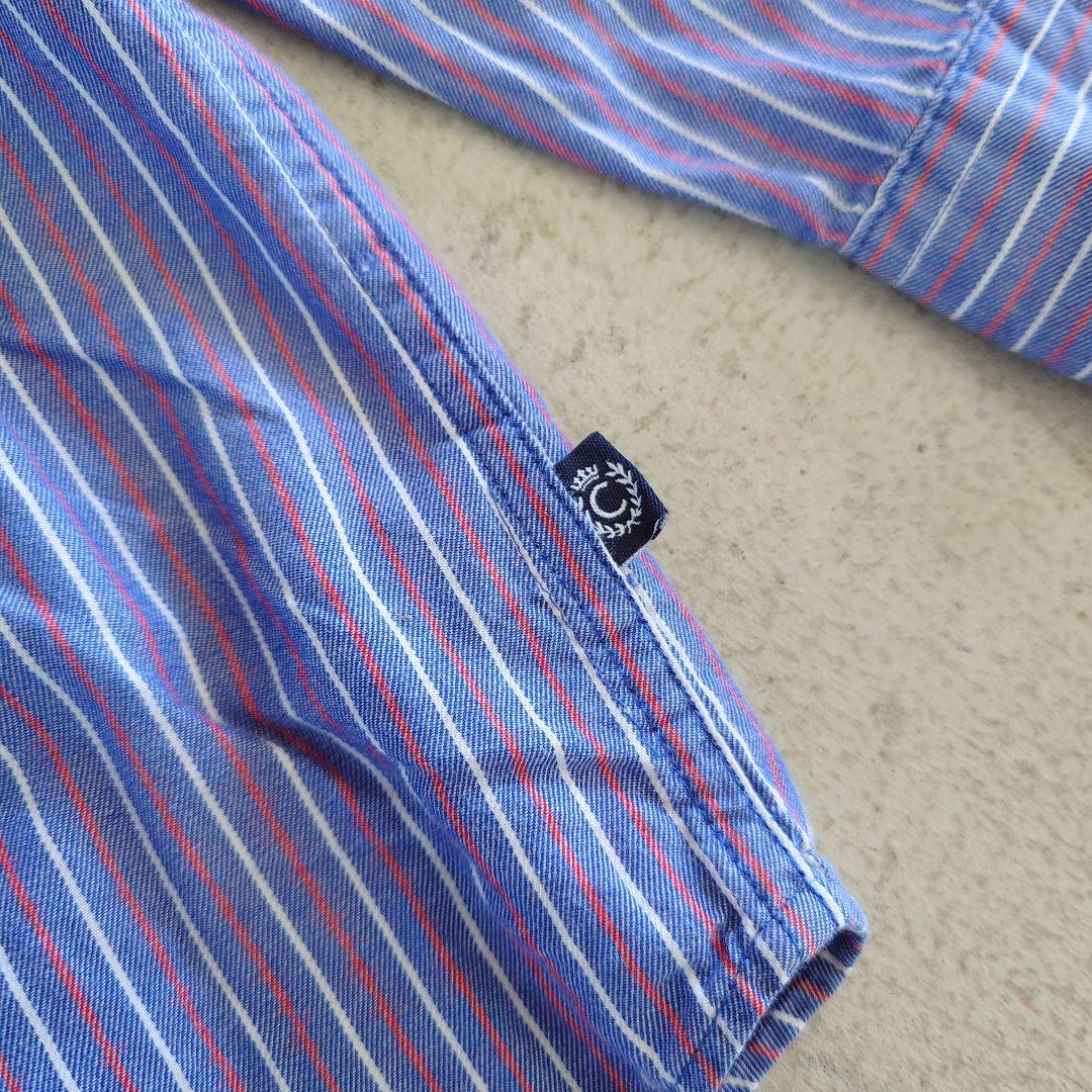 Used CHPAS stripe shirts 古着　CHAPSチャップス　ストライプシャツ　BDシャツ XL