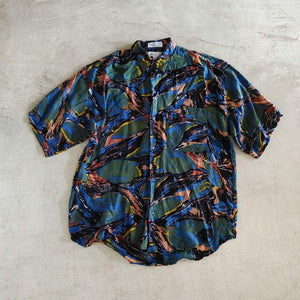 GOOUCH デッドストック　レーヨンシャツ　柄シャツ　80s