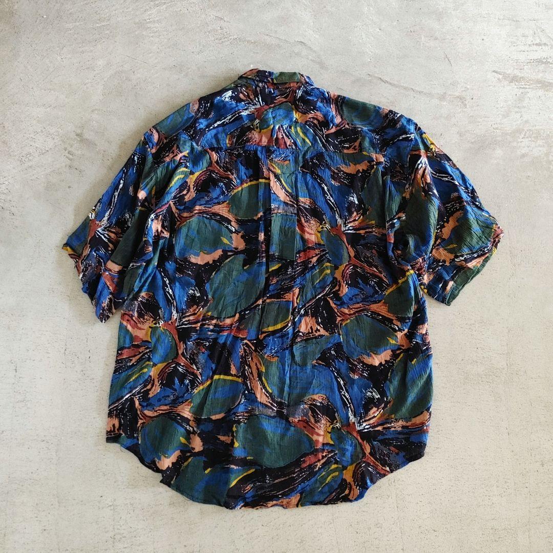 GOOUCH デッドストック　レーヨンシャツ　柄シャツ　80s