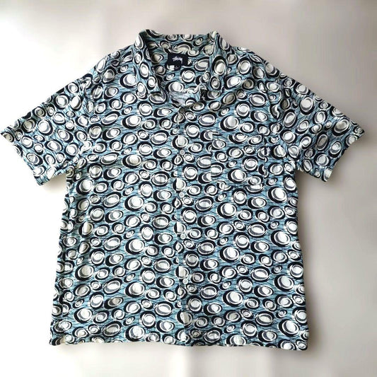 STUSSY ALOHA atomic pattern rayon L