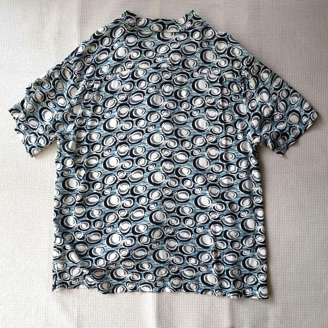 STUSSY ALOHA atomic pattern rayon L