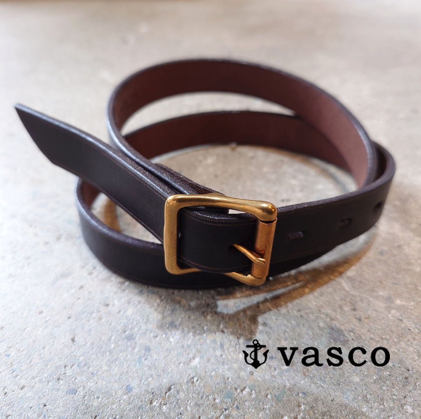 vasco レザーベルト LEATHER GARRISON BELT -NARROW-　VS-603 日本製　本革　レザーベルト