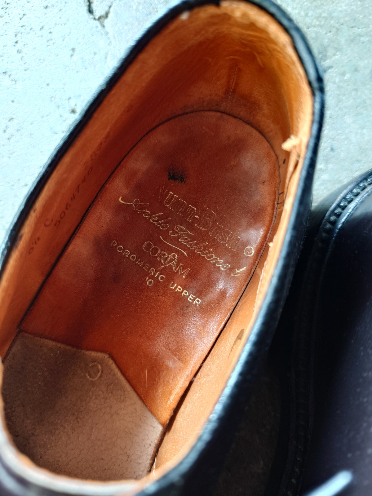 NUNBUSH imperial CORDVAN plane toe sz 81/2inch