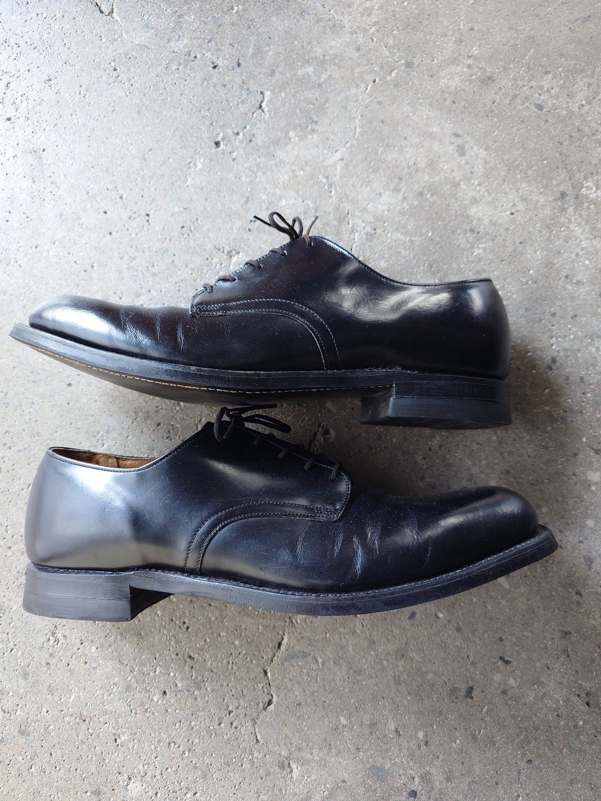 80s US NAVY military service shoes sz 9inch