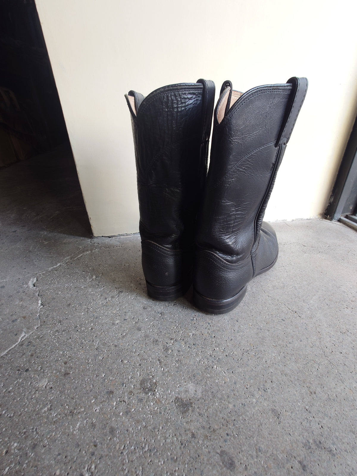 JUSTIN westrn roper boots 81/2inch