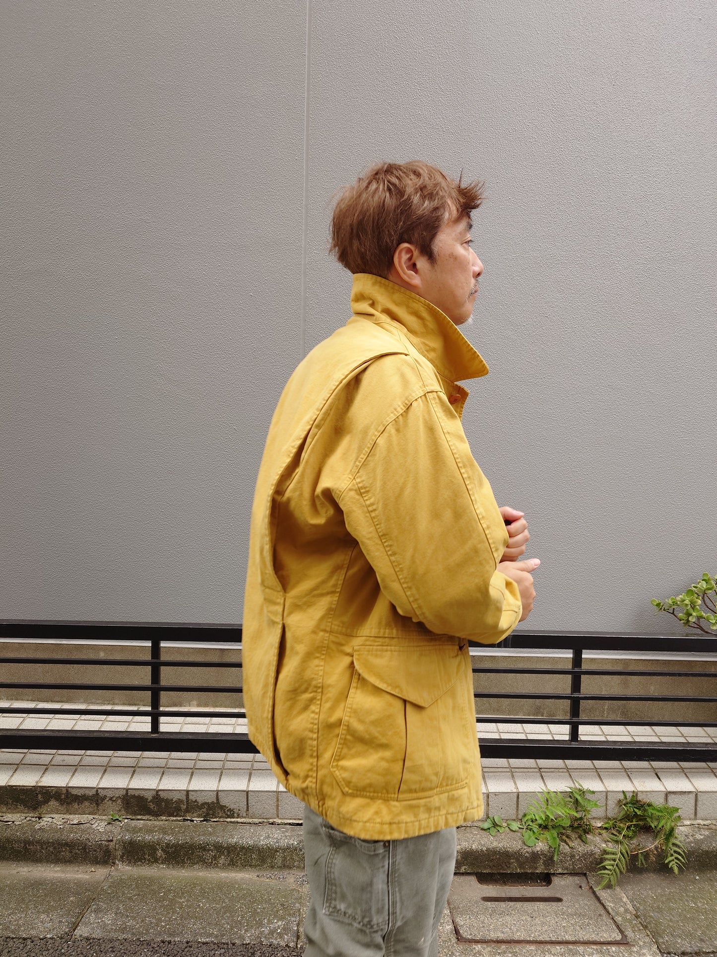 80s OLD Bananarepublic hunthing jacket S