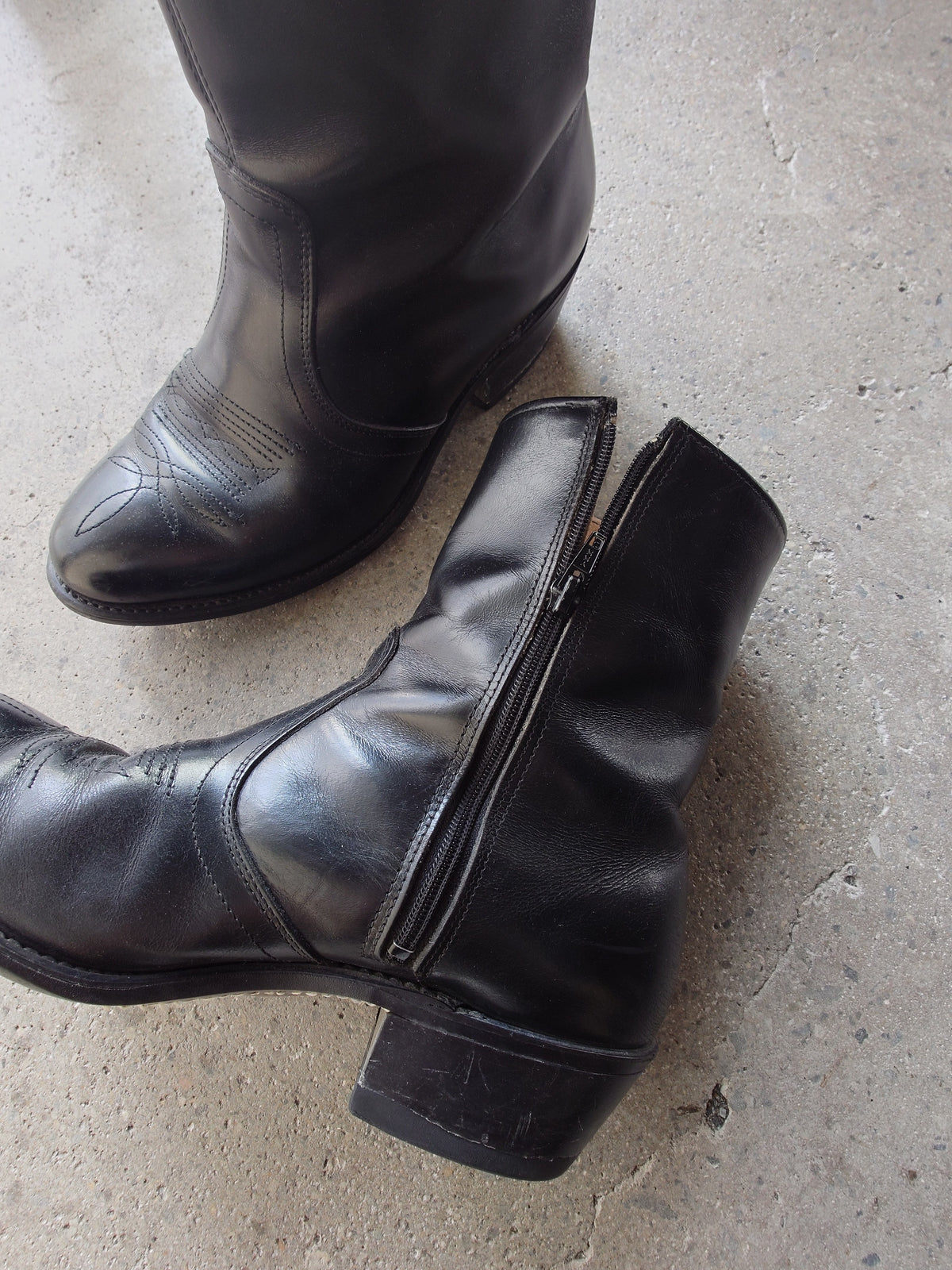 cowboy roper short boots sz 81/2 inch