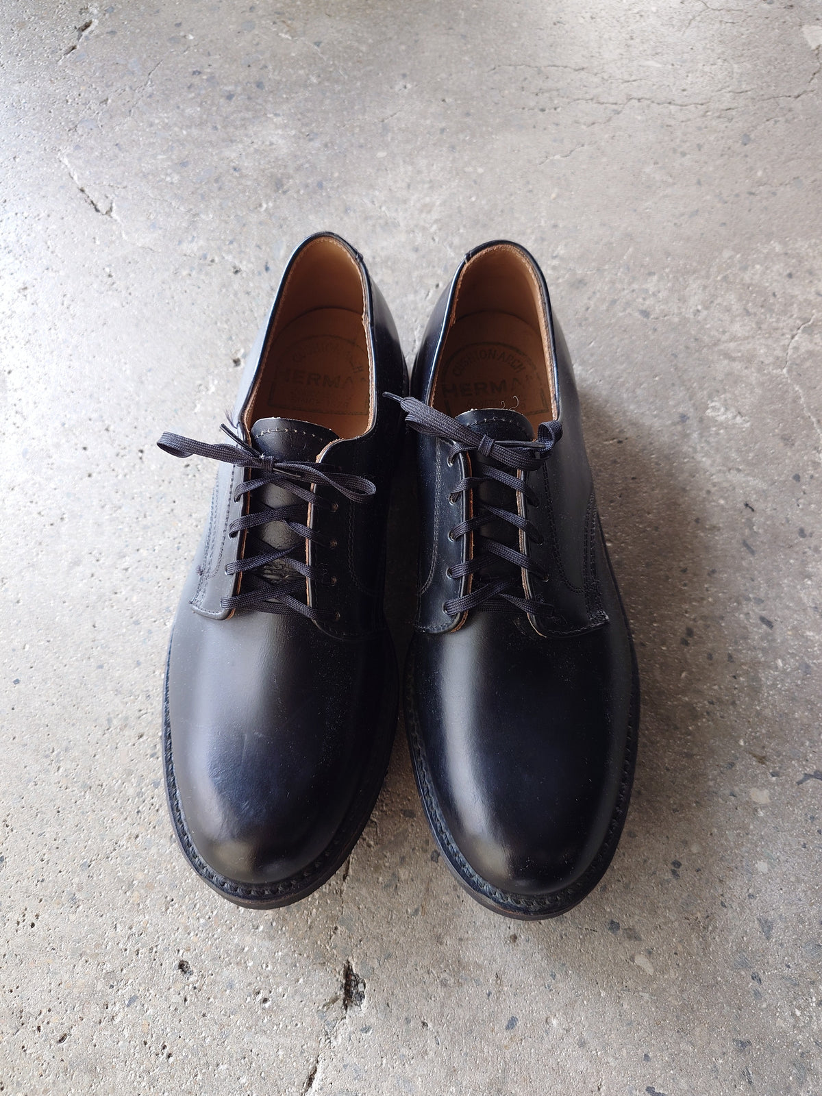 Deadstock HURMAN work shoes sz 8inch made in USA