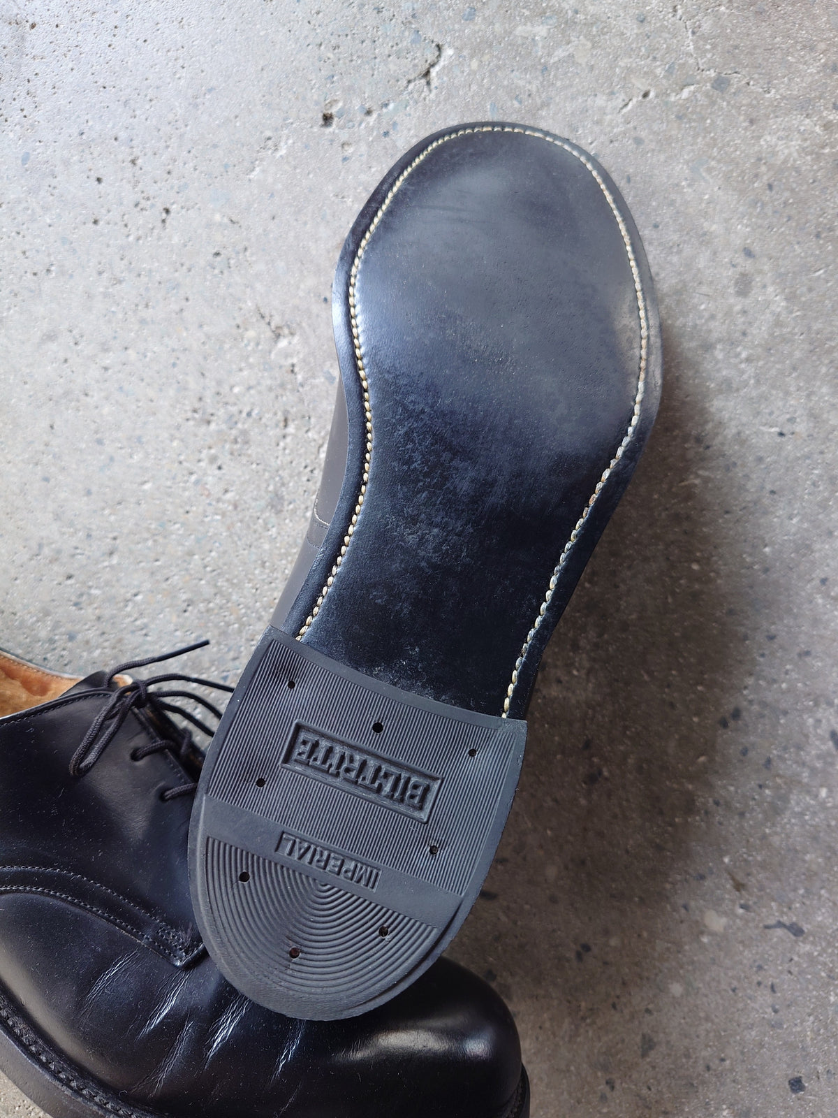 80s US NAVY military service shoes sz 9inch