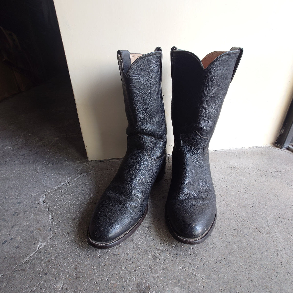 JUSTIN westrn roper boots 81/2inch