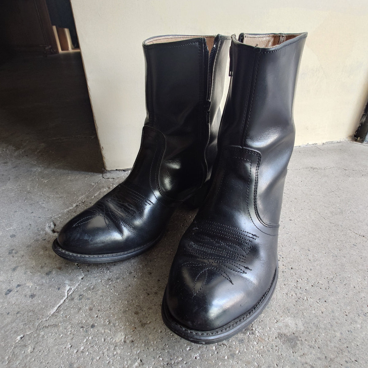 cowboy roper short boots sz 81/2 inch