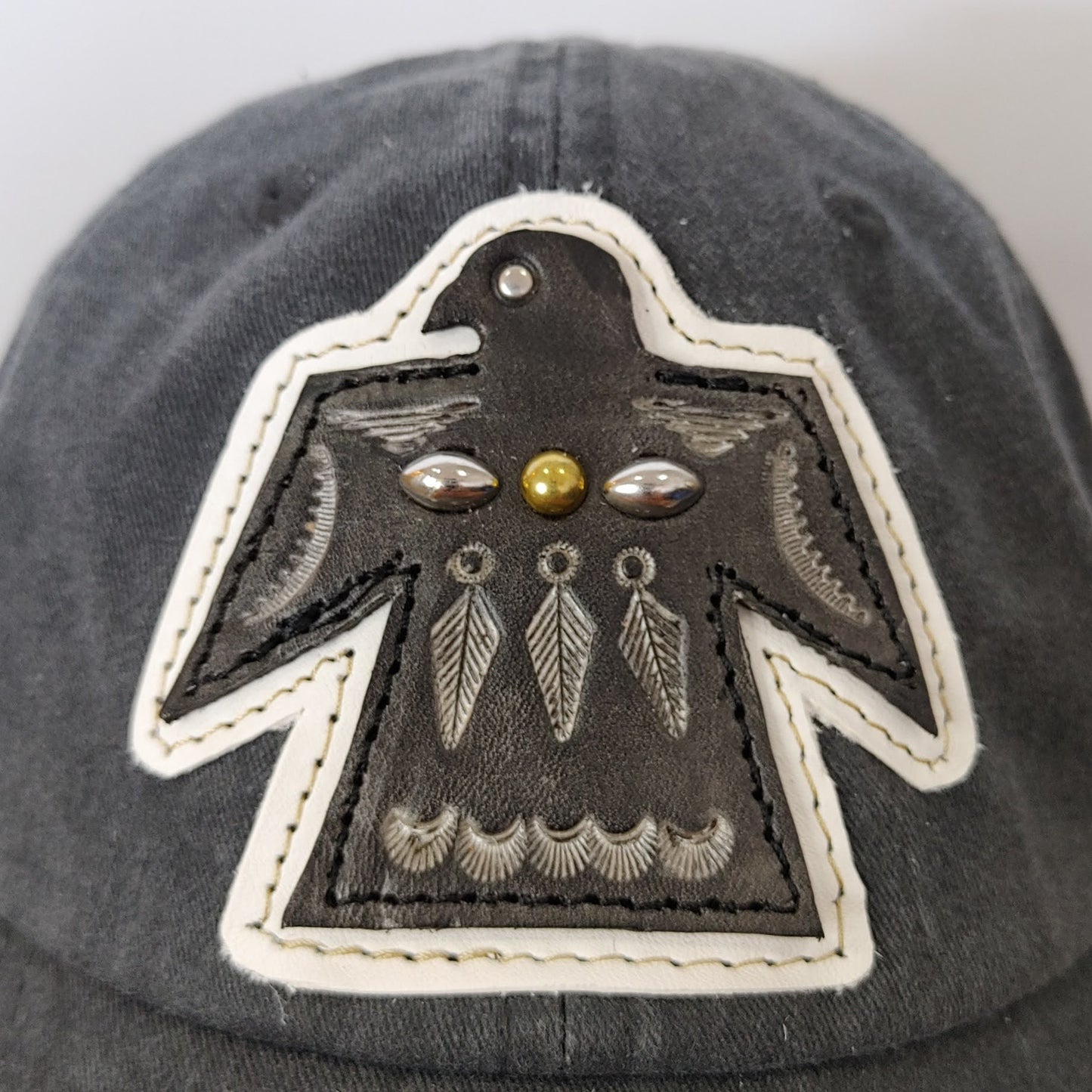 Leather Thunderbird Cap　レザーキャップ　サンダーバード
