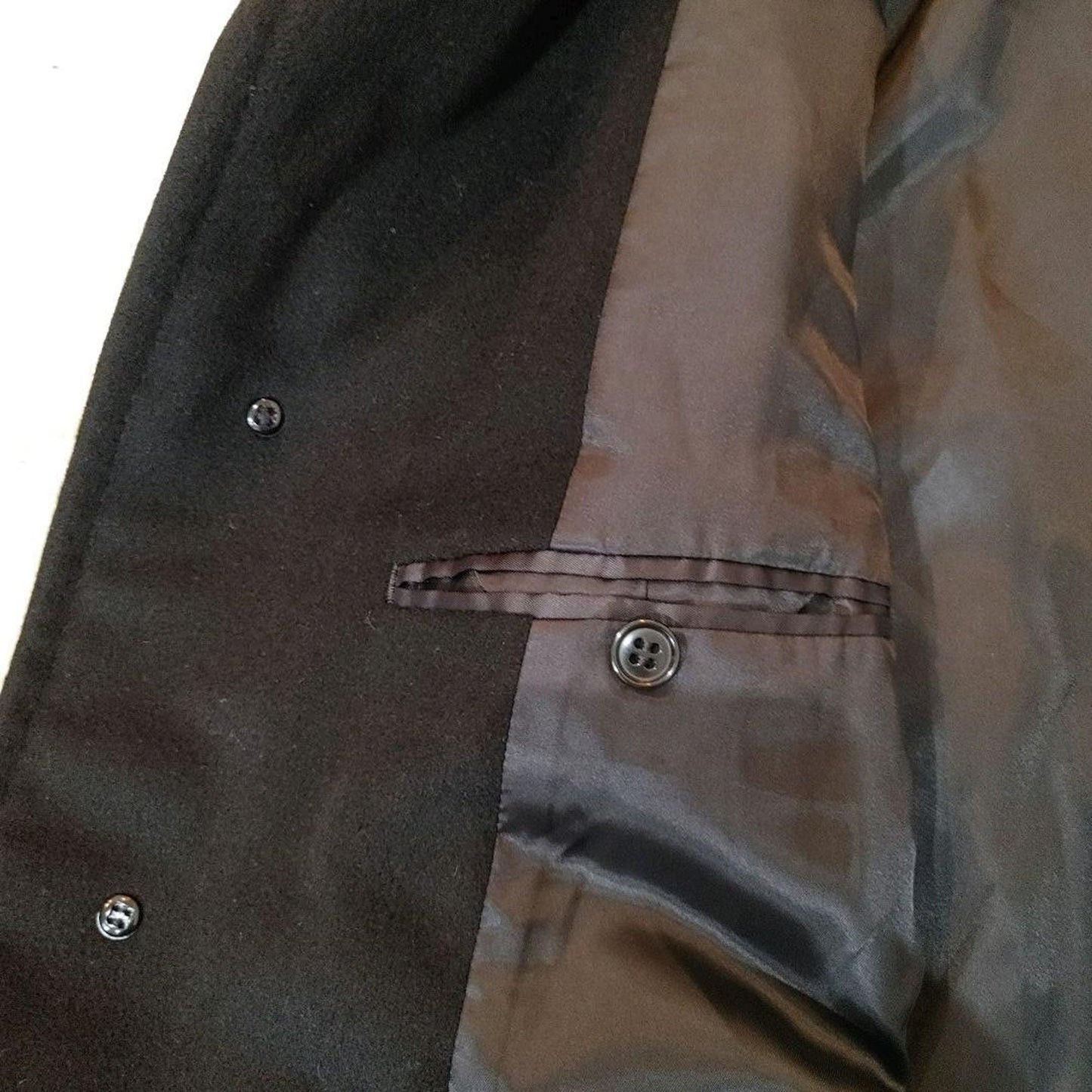 OLD Cashimire100% Chester coat XL
