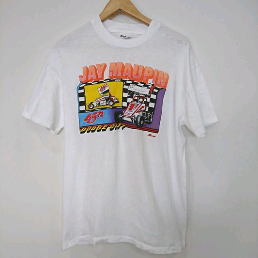 Vintage Racing print tee XL　レーシング　プリントTシャツ