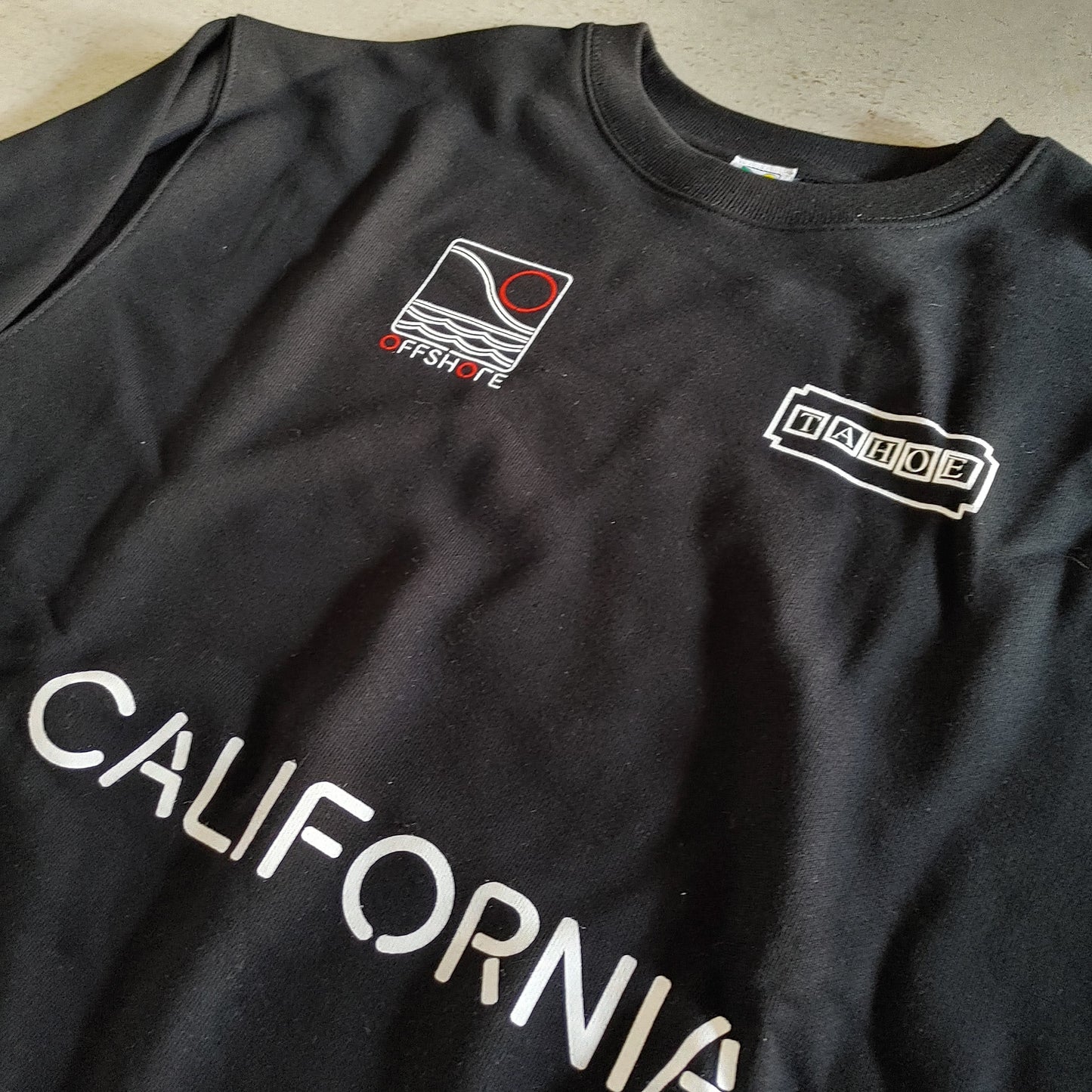 OFFSHORE×TAHOE CALIFORNIA SWEAT オフシュア　スウェット　コラボレーション