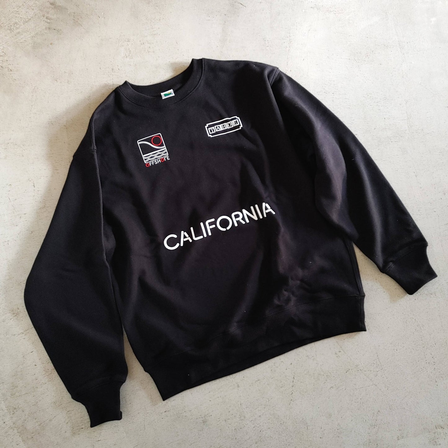 OFFSHORE×TAHOE CALIFORNIA SWEAT オフシュア　スウェット　コラボレーション