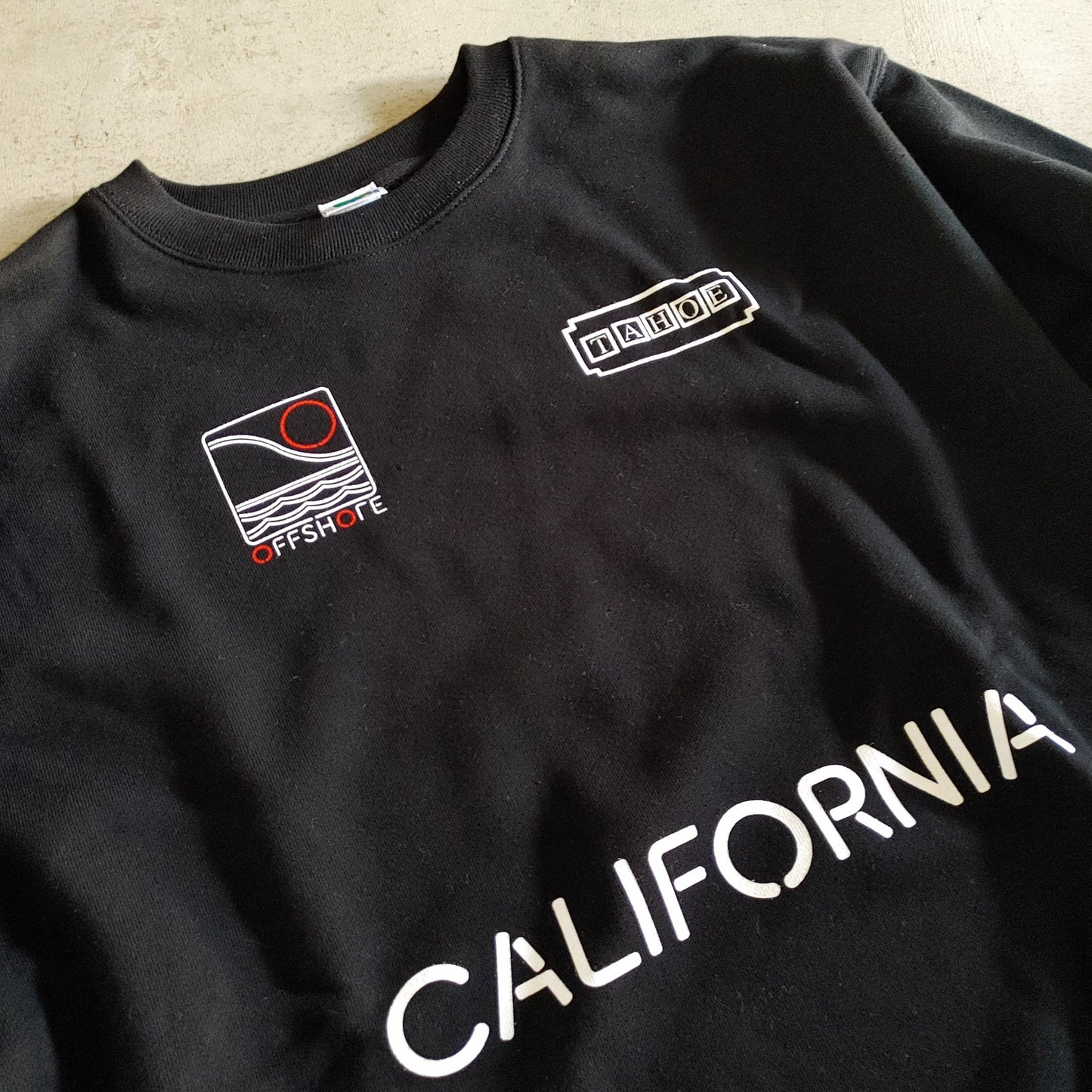 OFFSHORE×TAHOE CALIFORNIA SWEAT オフシュア　スウェット　コラボレーション