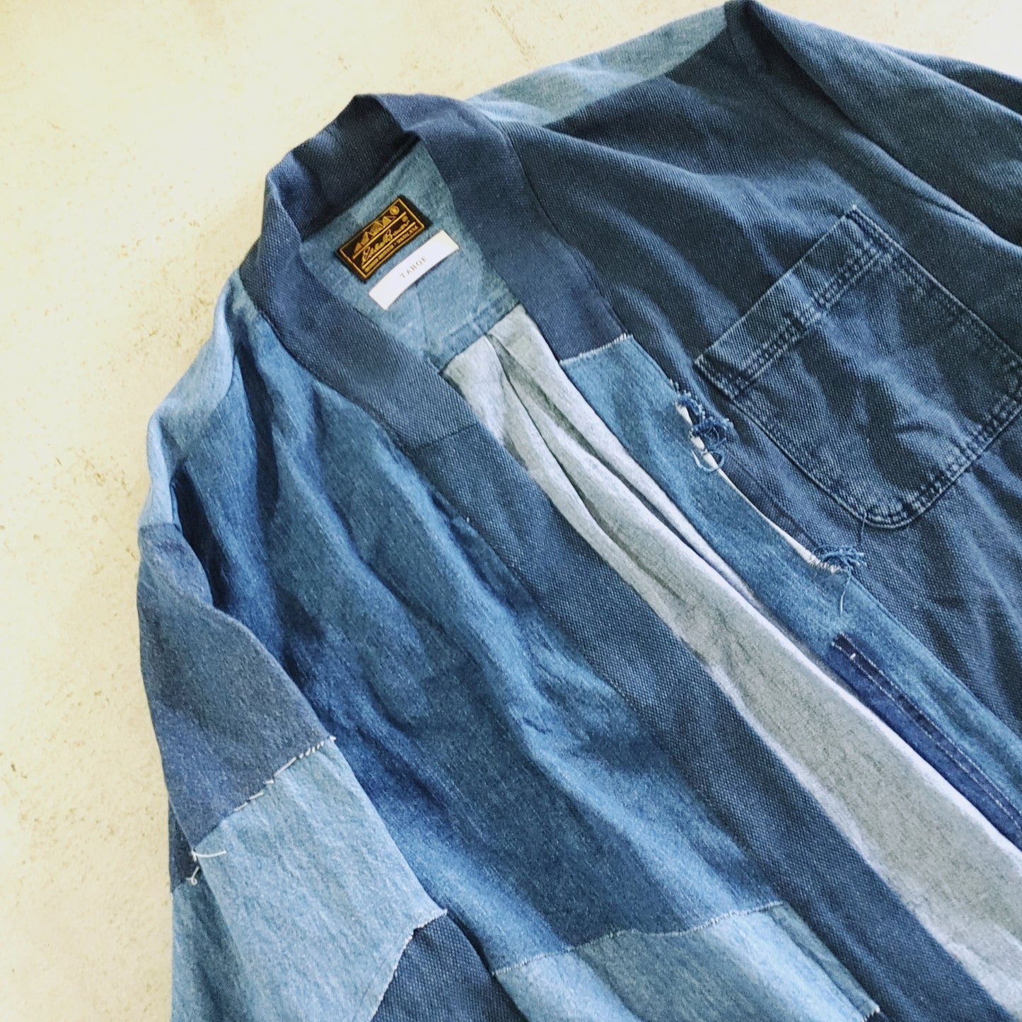 TAHOE　denim kimono cardigan Eddiebauer