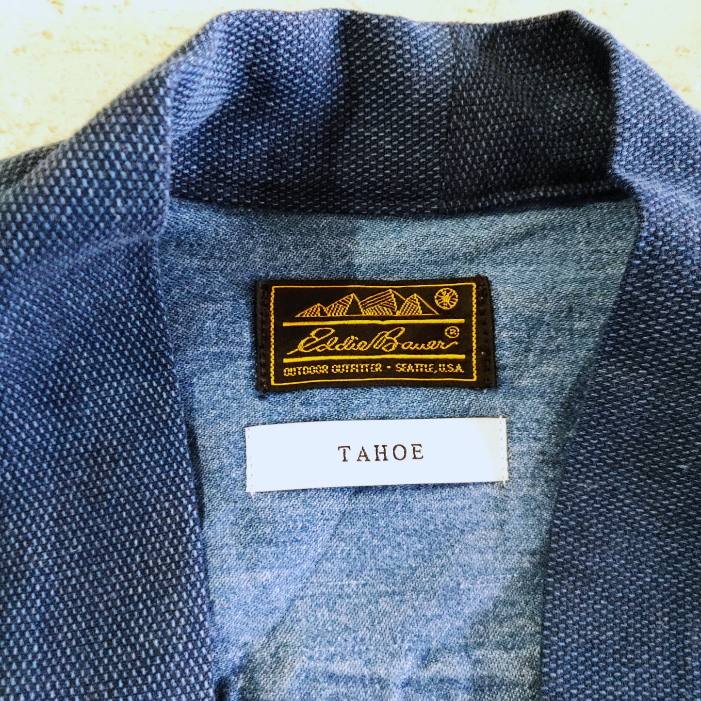 TAHOE　denim kimono cardigan Eddiebauer