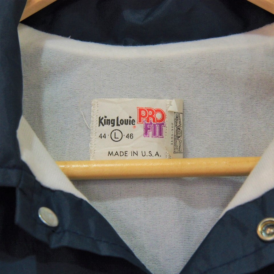 KINGLOUIE nylon coach jacket L made in USA ナイロン　コーチジャケット　キングルイ　L　 アメリカ製