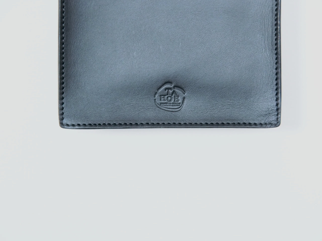 TAHOE LEATHER BOX BAG Blacksteer hide　OKAYAMA SLUB DENIM