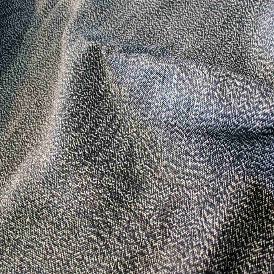 TAHOE LEATHER BOX BAG Blacksteer hide　OKAYAMA SLUB DENIM