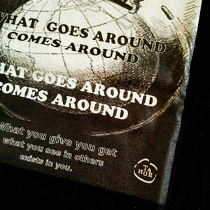 TAHOE  Whats goes around ユニセックス ビッグシルエット Tシャツ