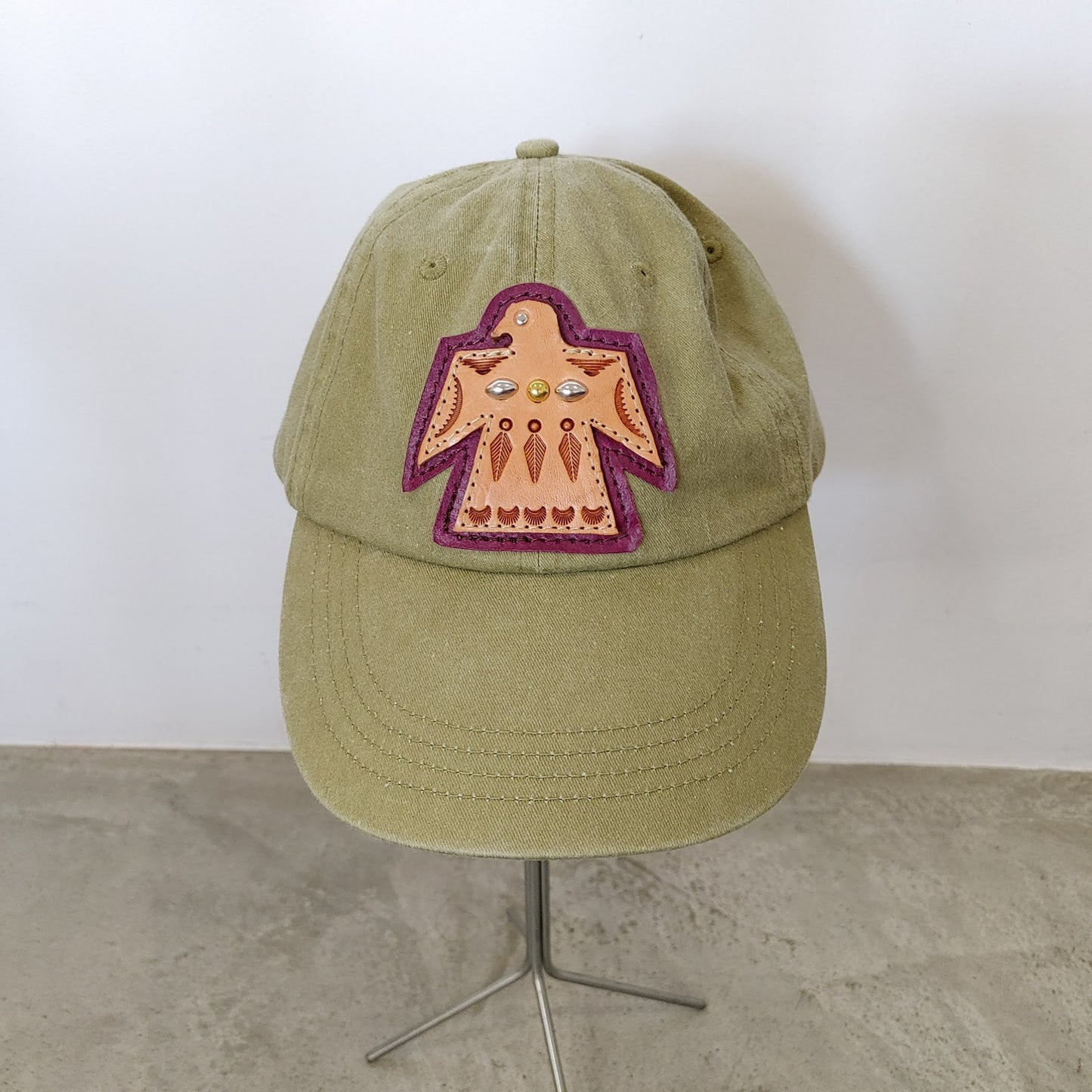 Leather Thunderbird Cap　レザーキャップ　サンダーバード