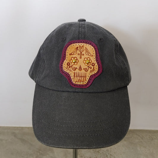 BYME Leather Calavera Cap　レザーキャップ　キャラヴェラ