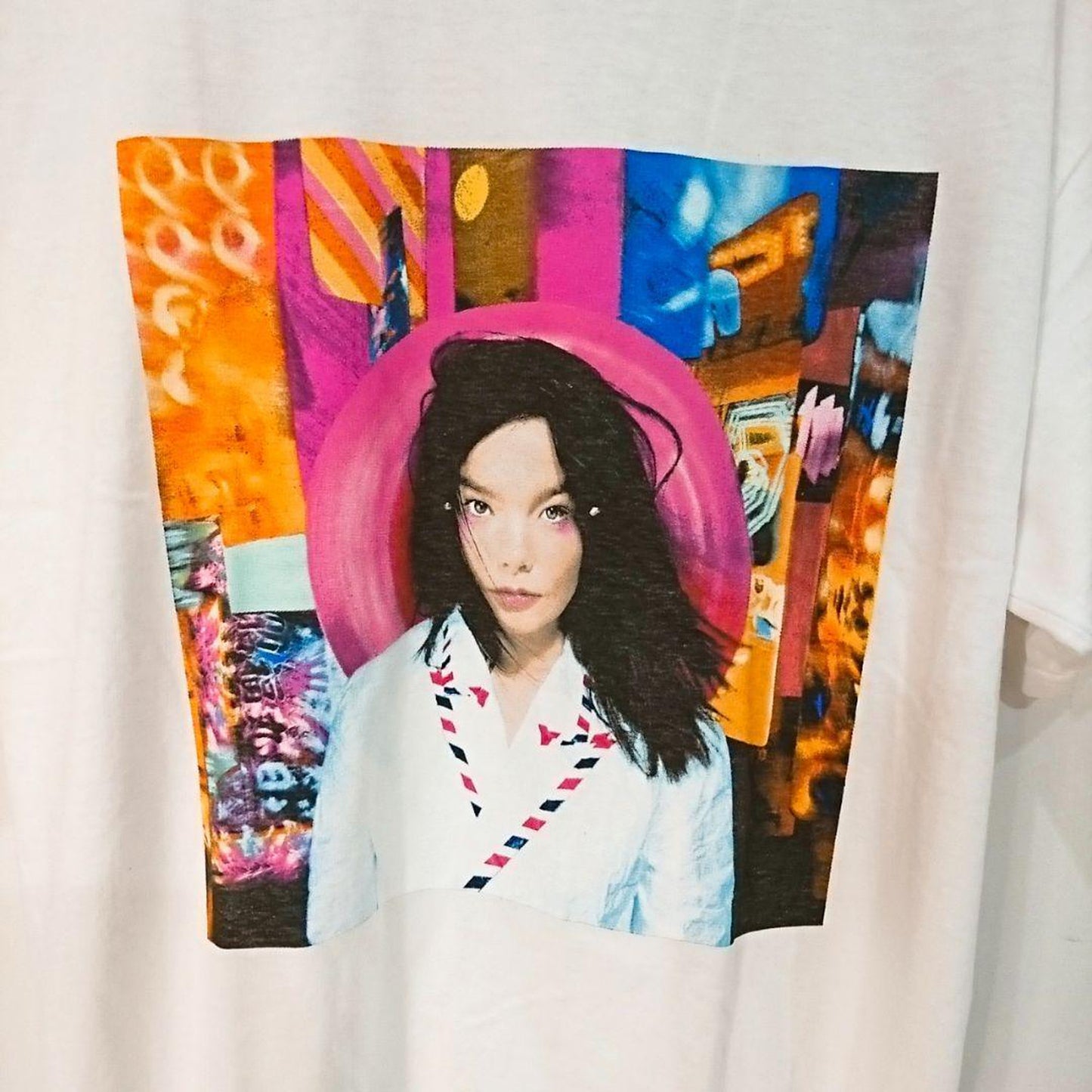 Bjork Print Tee 「post」Lsize　ビョーク　Tシャツ