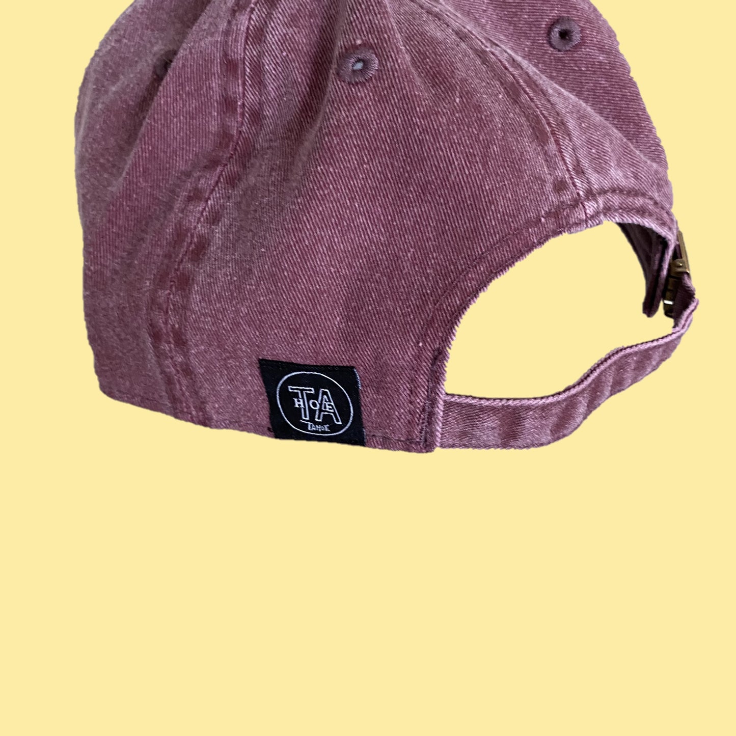 TAHOE Original Garment dye LOGO Cap RED