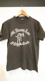 画像をギャラリービューアに読み込む, Vintage Tee Black body The Brass Ass of cripple Creek size M made in USA Cotton100%
