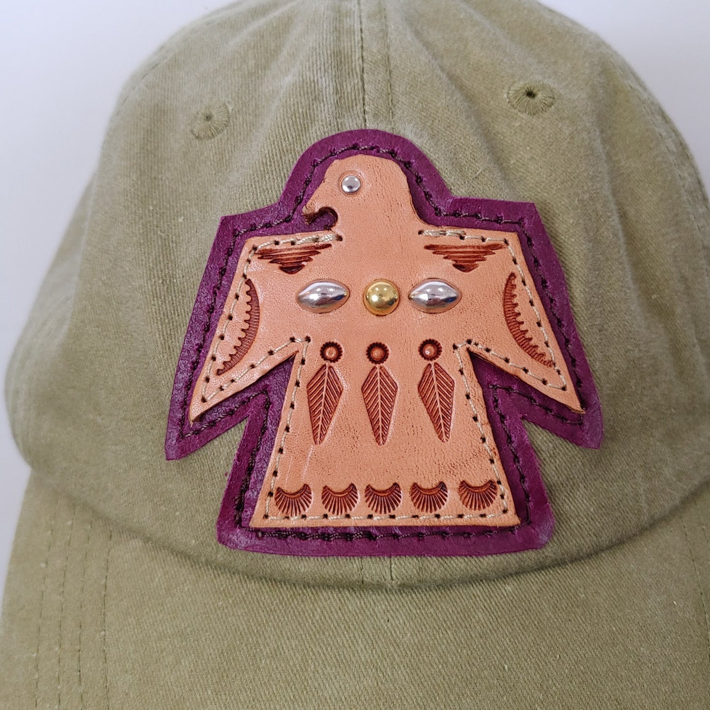 Leather Thunderbird Cap　レザーキャップ　サンダーバード