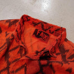 画像をギャラリービューアに読み込む, used print nel shirts S 古着　長袖シャツ　柄シャツ　プリントネルシャツ　L相当
