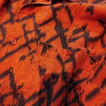 画像をギャラリービューアに読み込む, used print nel shirts S 古着　長袖シャツ　柄シャツ　プリントネルシャツ　L相当
