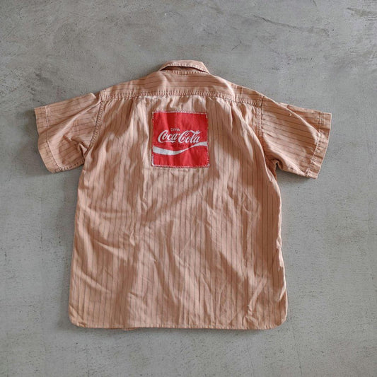 Vintage Coca Cola Work shirts S　ビンテージ　コカ・コーラ　ワークシャツ　S