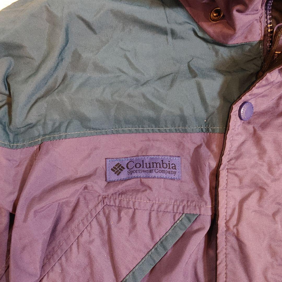 オールド　コロンビア　ナイロンジャケット　オムニテック　columbia nylon jacket M