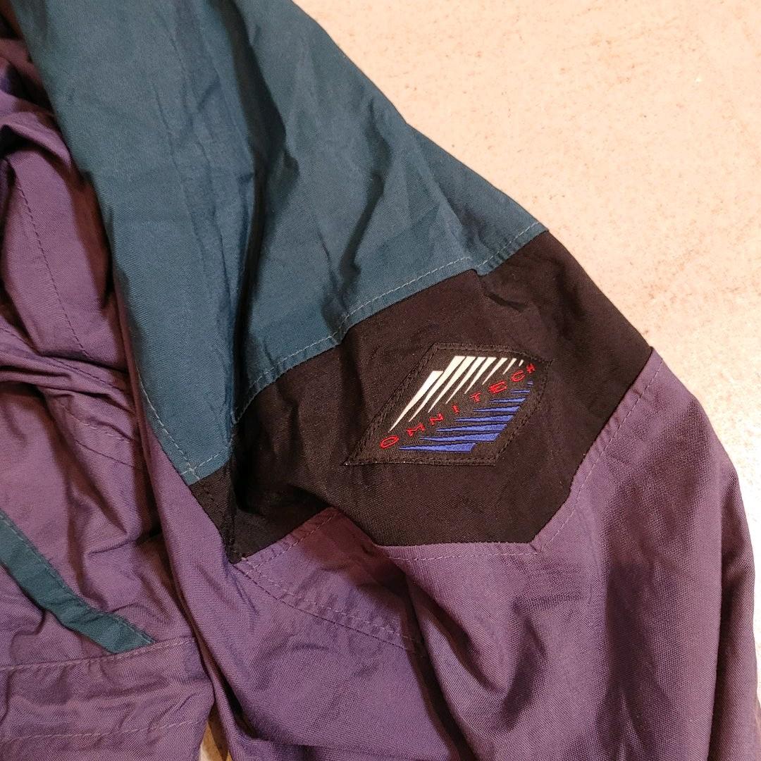 オールド　コロンビア　ナイロンジャケット　オムニテック　columbia nylon jacket M