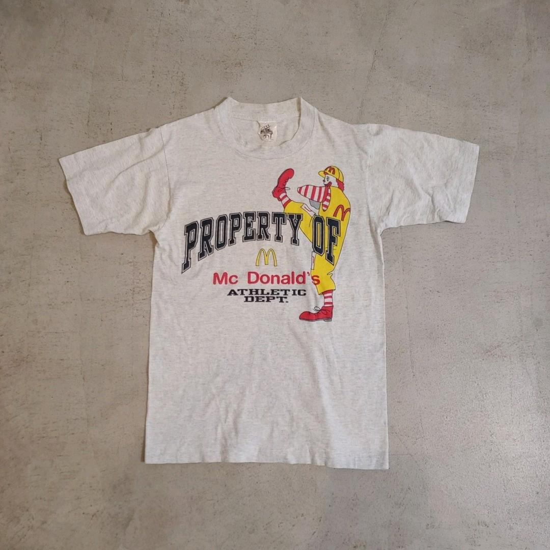 古着　マクドナルド　プリントT オフィシャル S NEWYORK