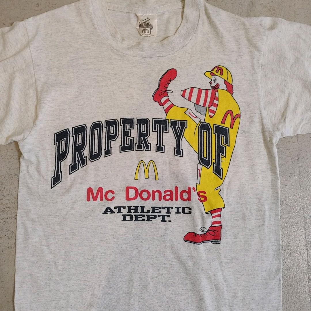 古着　マクドナルド　プリントT オフィシャル S NEWYORK