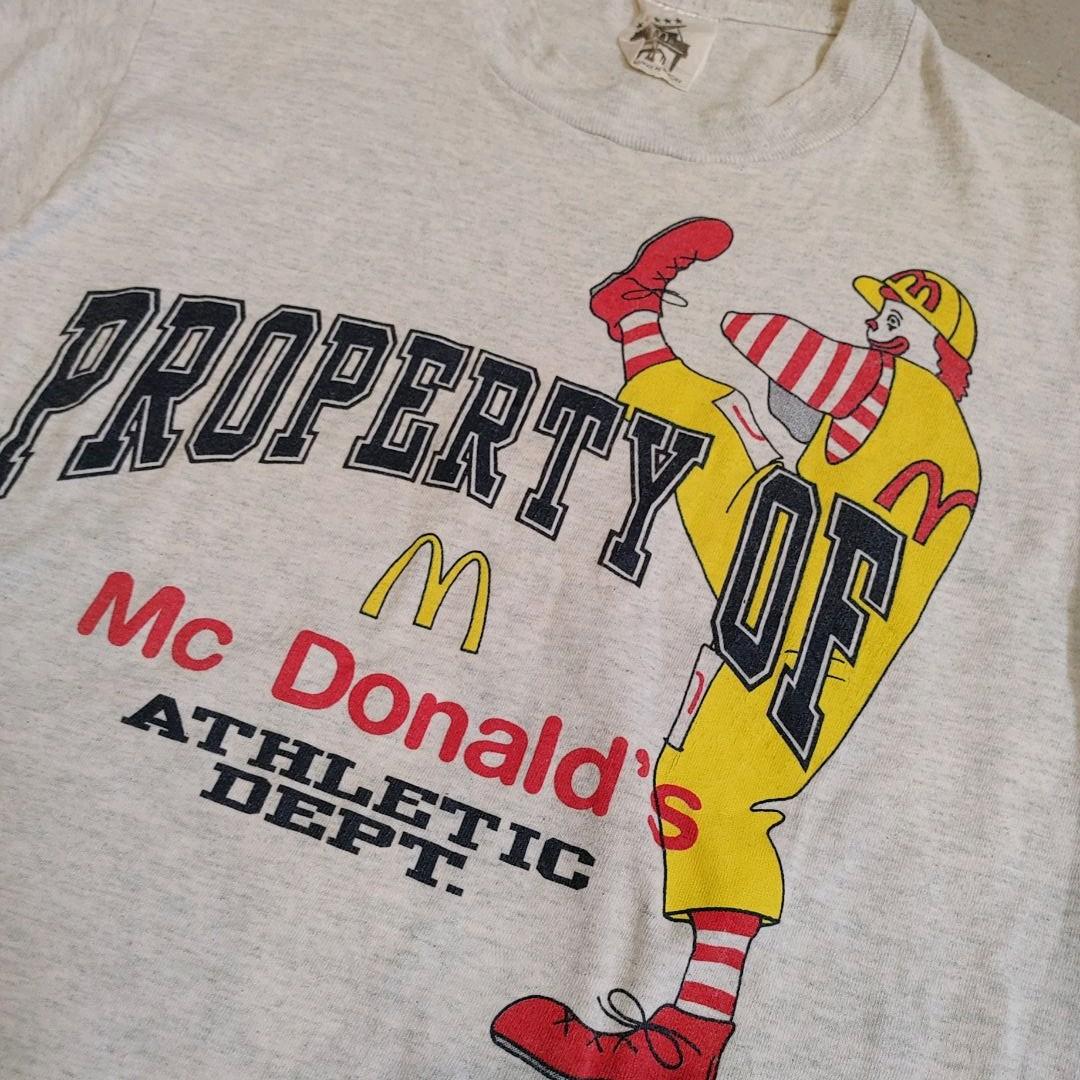 古着　マクドナルド　プリントT オフィシャル S NEWYORK