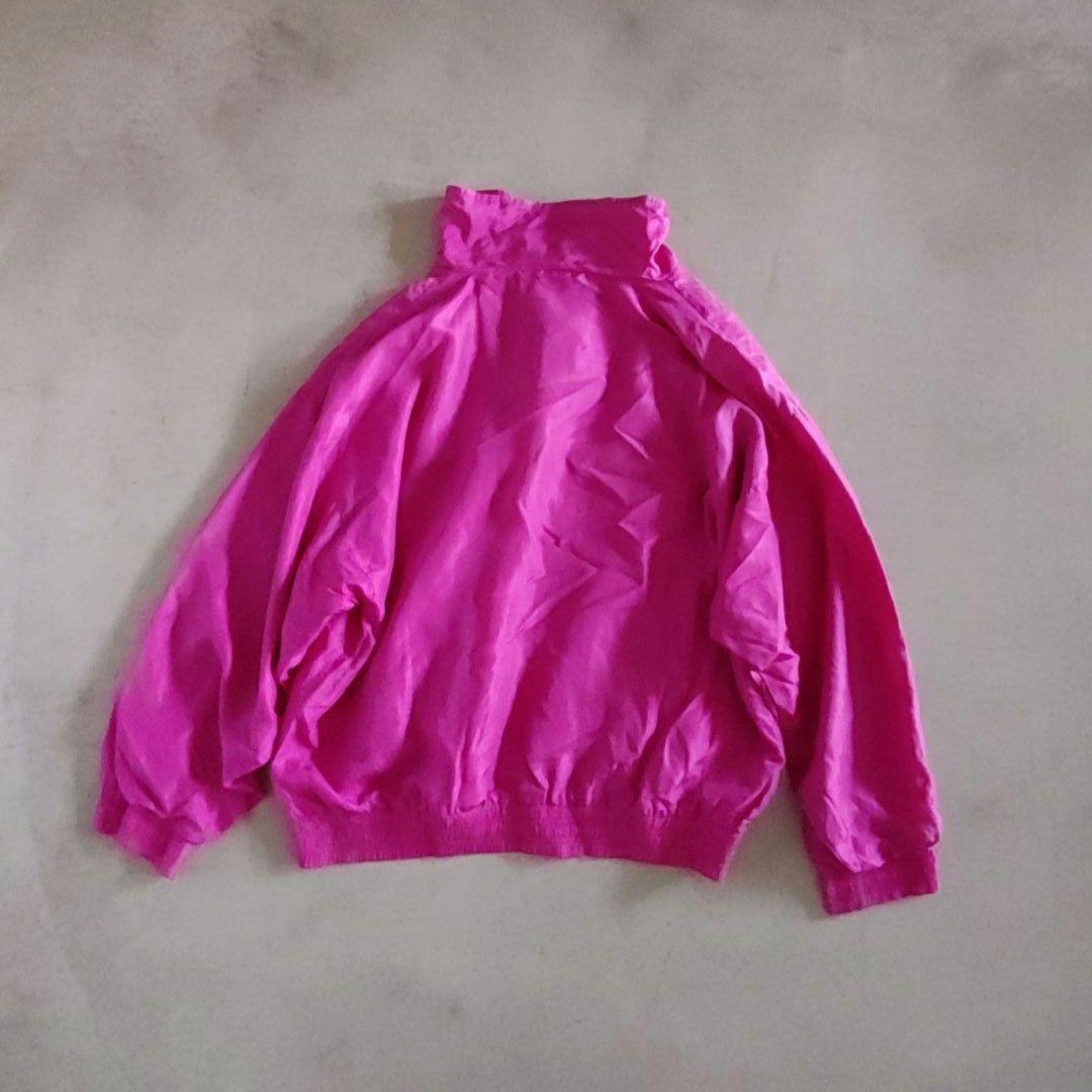 90s CASUAL ISLE silk blouson Sユニセックス　シルクブルゾン　ジャケット