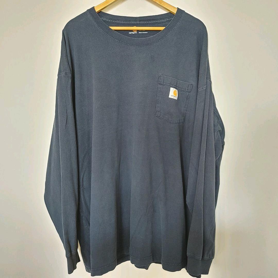 Carhartt LS Tee Bigsize 3XL　カーハート　ロゴ長袖Tシャツ