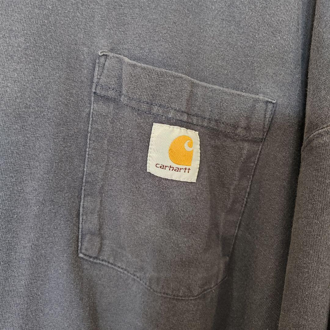 Carhartt LS Tee Bigsize 3XL　カーハート　ロゴ長袖Tシャツ